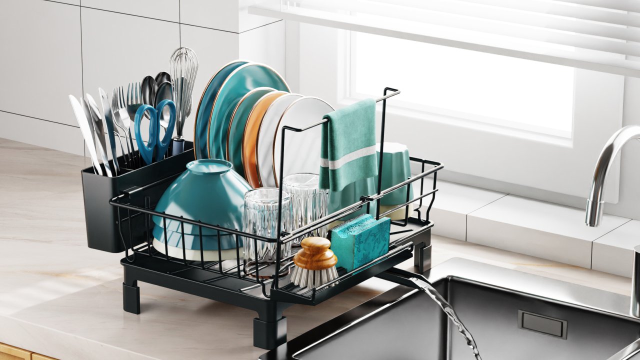 8 Best Dish Drying Racks for Small Kitchens in 2025